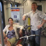 taking train to the cycling pub crawl