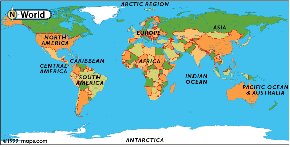 PennWorld Political Map